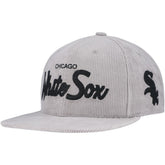 Mitchell & Ness Chicago White Sox Male Adult Corduroy Snapback Hat - MLB Hats