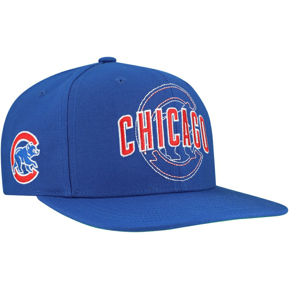 Chicago Cubs Mitchell & Ness Double Up Snapback Hat - MLB Hats