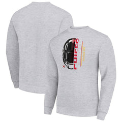 Kansas City Chiefs Starter Half Helmet Team Graphic Tri-Blend Fleece Pullover Sweatshirt | NFL On sale