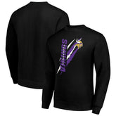 Minnesota Vikings Starter Color Scratch Team Graphic Fleece Pullover Sweatshirt | NFL On sale