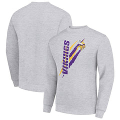 Minnesota Vikings Starter Color Scratch Team Graphic Fleece Pullover Sweatshirt | NFL Near me