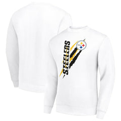 Pittsburgh Steelers Starter Color Scratch Team Graphic Fleece Pullover Sweatshirt | NFL Near me