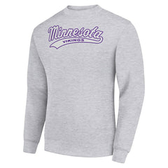 Minnesota Vikings Starter Tailsweep Team Graphic Tri-Blend Fleece Pullover Sweatshirt | NFL On sale