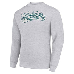 Philadelphia Eagles Starter Tailsweep Team Graphic Tri-Blend Fleece Pullover Sweatshirt | NFL Online