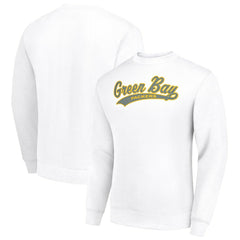 Green Bay Packers Starter Tailsweep Team Graphic Tri-Blend Fleece Pullover Sweatshirt | NFL Online