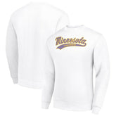 Minnesota Vikings Starter Tailsweep Team Graphic Tri-Blend Fleece Pullover Sweatshirt | NFL Hot