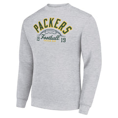 Green Bay Packers Starter Half Ball Team Graphic Tri-Blend Fleece Pullover Sweatshirt | NFL On sale