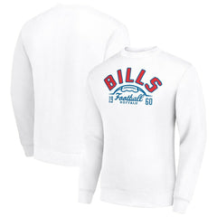 Buffalo Bills Starter Half Ball Team Graphic Tri-Blend Fleece Pullover Sweatshirt | NFL On sale