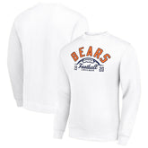 Chicago Bears Starter Half Ball Team Graphic Tri-Blend Fleece Pullover Sweatshirt | NFL Outlet
