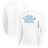 Detroit Lions Starter Half Ball Team Graphic Tri-Blend Fleece Pullover Sweatshirt | NFL Near me