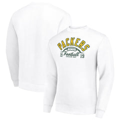 Green Bay Packers Starter Half Ball Team Graphic Tri-Blend Fleece Pullover Sweatshirt | NFL Online