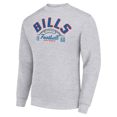 Buffalo Bills Starter Half Ball Team Graphic Tri-Blend Fleece Pullover Sweatshirt | NFL Near me