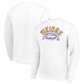 Minnesota Vikings Starter Half Ball Team Graphic Tri-Blend Fleece Pullover Sweatshirt | NFL New
