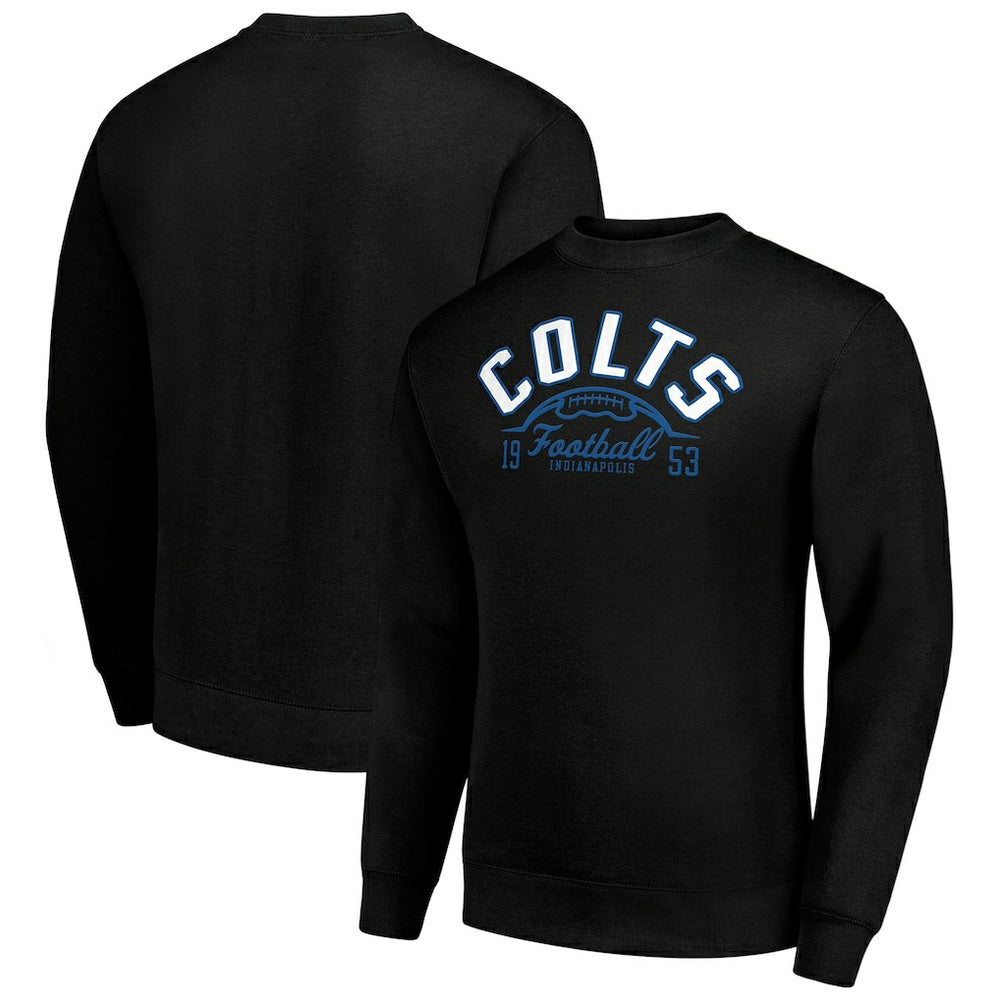 Indianapolis Colts Starter Half Ball Team Graphic Fleece Pullover Sweatshirt | NFL US