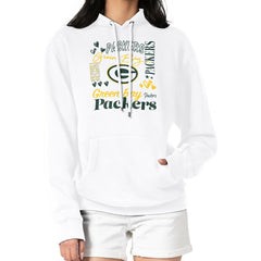 Green Bay Packers G-III 4Her by Carl Banks Women's Collage Graphic Fleece Pullover Hoodie | NFL New