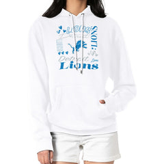 Detroit Lions G-III 4Her by Carl Banks Women's Collage Graphic Fleece Pullover Hoodie | NFL On sale