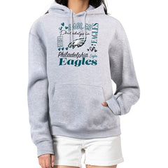 Philadelphia Eagles G-III 4Her by Carl Banks Women's Collage Graphic Fleece Pullover Hoodie | NFL US