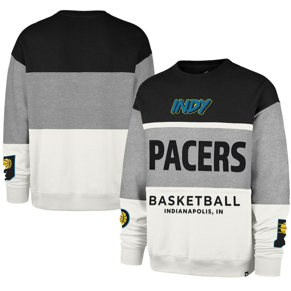 Gray Indiana Pacers '47 Unisex 2024/25 City Edition On Five Maximalist Pullover Sweatshirt | NBA