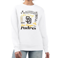 San Diego Padres G-III 4Her by Carl Banks Women's Collage Team Graphic Fleece Pullover Hoodie - MLB Hoodies