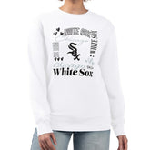 Chicago White Sox G-III 4Her by Carl Banks Women's Collage Team Graphic Fleece Pullover Hoodie - MLB Hoodies