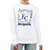Kansas City Royals G-III 4Her by Carl Banks Women's Collage Team Graphic Fleece Pullover Hoodie - MLB Hoodies