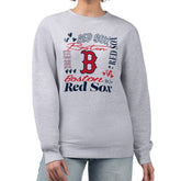 Boston Red Sox G-III 4Her by Carl Banks Women's Collage Team Graphic Fleece Pullover Hoodie - MLB Hoodies