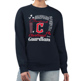 Cleveland Guardians G-III 4Her by Carl Banks Women's Collage Team Graphic Fleece Pullover Hoodie - MLB Hoodies