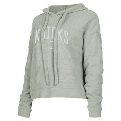 Gray New York Knicks Concepts Sport Women's Ventura Comfy Pullover Hoodie | NBA