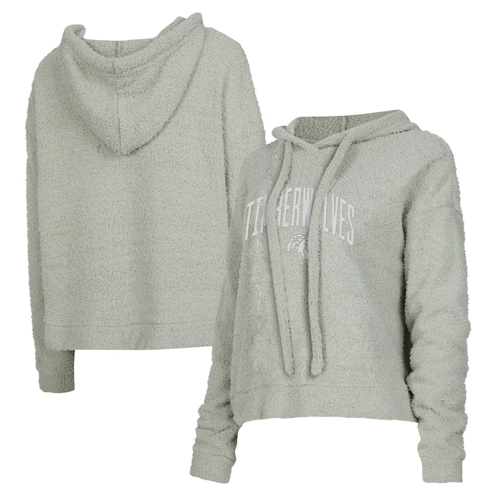 Gray Minnesota Timberwolves Concepts Sport Women's Ventura Comfy Pullover Hoodie | NBA
