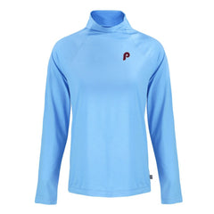 Philadelphia Phillies Cutter & Buck Women's Cooperstown Collection Coastline Epic Comfort Eco Recycled Funnel Neck Raglan Pullover Top - MLB Pullover