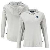Chicago White Sox Cutter & Buck Women's Cooperstown Collection Coastline Epic Comfort Eco Recycled Hoodie Raglan Long Sleeve T-Shirt - MLB Hoodies