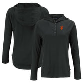 San Francisco Giants Cutter & Buck Women's Coastline Epic Comfort Eco Recycled Hoodie Raglan Long Sleeve T-Shirt - MLB Hoodies