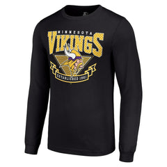Minnesota Vikings Starter '80s Inspired Team Logo Long Sleeve T-Shirt | NFL Sale