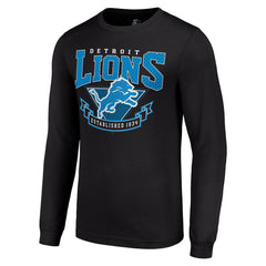 Detroit Lions Starter '80s Inspired Team Logo Long Sleeve T-Shirt | NFL Near me