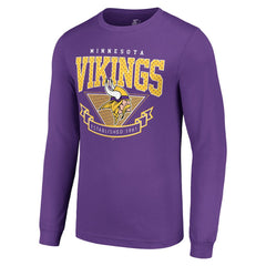 Minnesota Vikings Starter '80s Inspired Team Logo Long Sleeve T-Shirt | NFL Hot