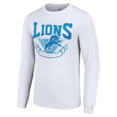 Detroit Lions Starter '80s Inspired Team Logo Long Sleeve T-Shirt | NFL Hot