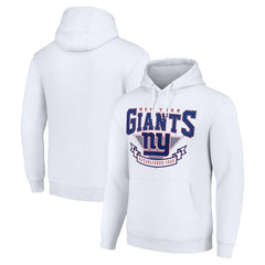 New York Giants Starter ‘80s Inspired Pullover Hoodie | NFL Discount