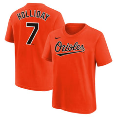 Jackson Holliday Baltimore Orioles Nike Youth Name & Number T-Shirt - MLB T-shirts