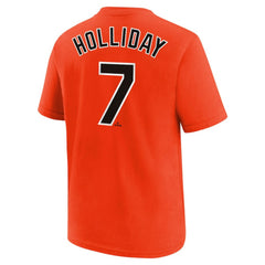 Jackson Holliday Baltimore Orioles Nike Youth Name & Number T-Shirt - MLB T-shirts