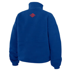 Buffalo Bills WEAR by Erin Andrews Women's Polar Fleece Half-Zip Jacket | NFL Outlet