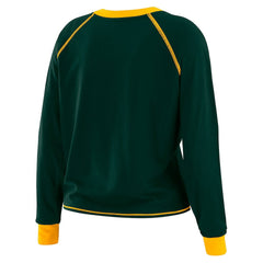 Green Bay Packers WEAR by Erin Andrews Women's Tie-Front Long Sleeve Top | NFL New