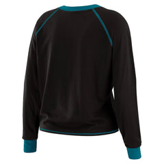Jacksonville Jaguars WEAR by Erin Andrews Women's Tie-Front Long Sleeve Top | NFL Online