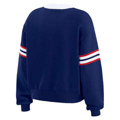 New York Giants WEAR by Erin Andrews Women's Lace-Up Pullover Sweatshirt | NFL Sale