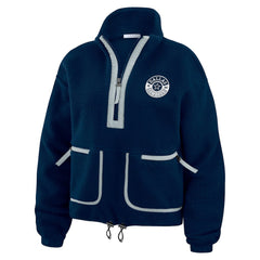 Dallas Cowboys WEAR by Erin Andrews Women's Polar Fleece Half-Zip Jacket | NFL Near me