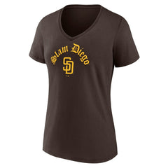 San Diego Padres Fanatics Women's Local V-Neck T-Shirt - MLB T-shirts