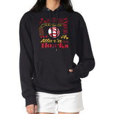 Black Atlanta Hawks G-III 4Her by Carl Banks Women's Collage Team Graphic Fleece Pullover Hoodie | NBA