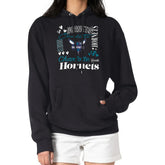 Black Charlotte Hornets G-III 4Her by Carl Banks Women's Team Collage Graphic Fleece Pullover Hoodie | NBA