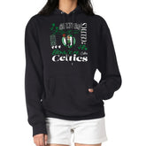 Black Boston Celtics G-III 4Her by Carl Banks Women's Team Collage Graphic Fleece Pullover Hoodie | NBA
