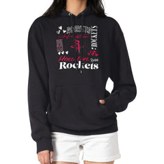 Black Houston Rockets G-III 4Her by Carl Banks Women's Team Collage Graphic Fleece Pullover Hoodie sale | NBA