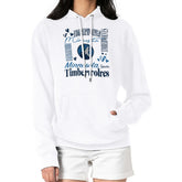 White Minnesota Timberwolves G-III 4Her by Carl Banks Women's Team Collage Graphic Fleece Pullover Hoodie | NBA